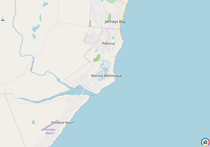 Map location of Marina Martinique